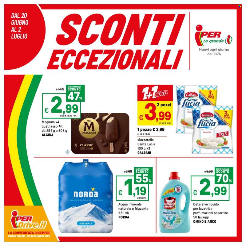 Volantino Iper, La grande i - 20/6/2025 - 2/7/2025.