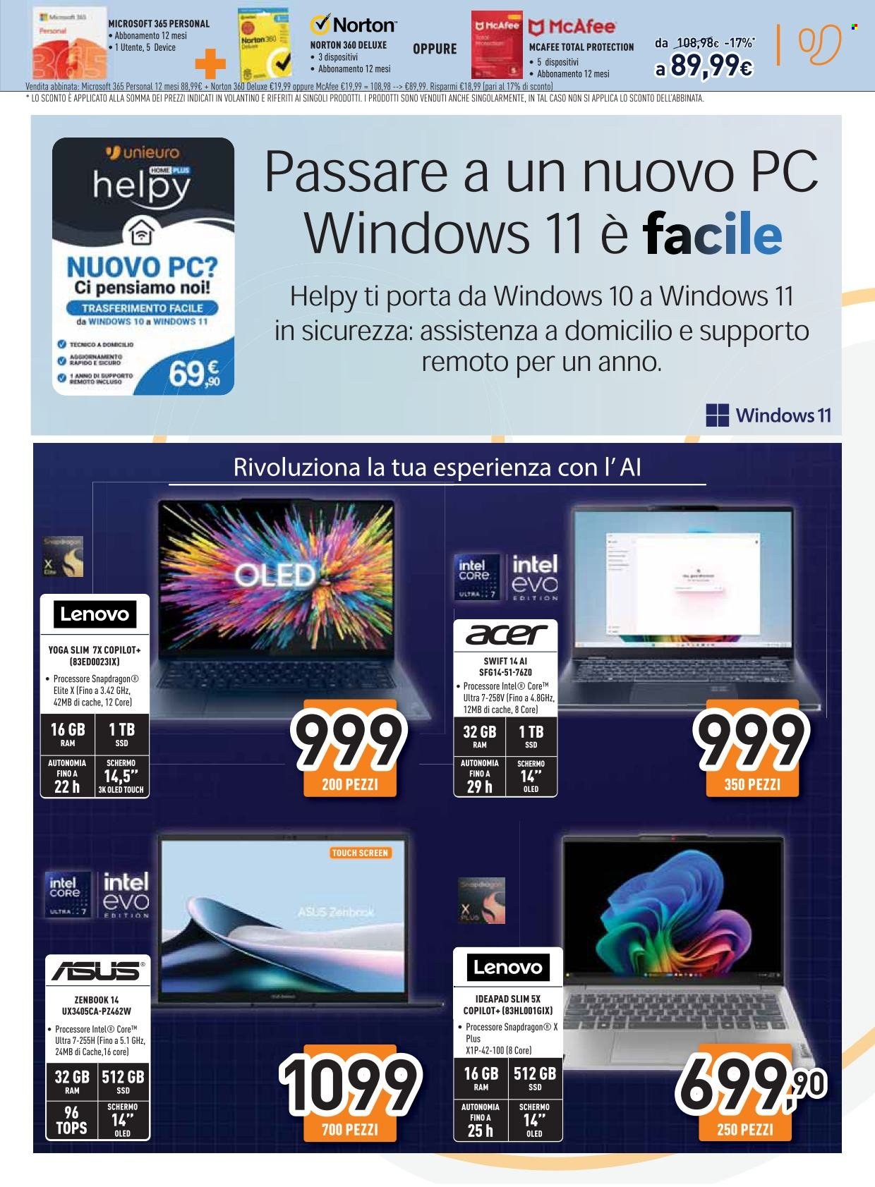 Volantino Unieuro - 19/6/2025 - 25/6/2025. Pagina 11