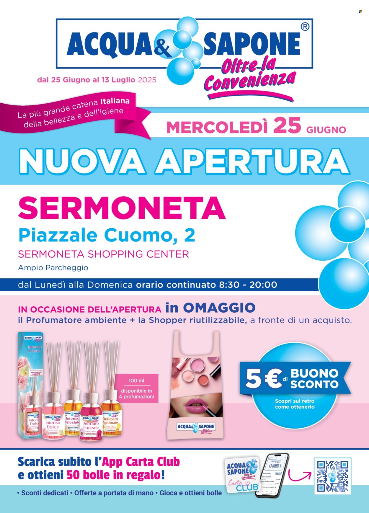 Volantino Acqua & Sapone - 25/6/2025 - 13/7/2025. Pagina 1