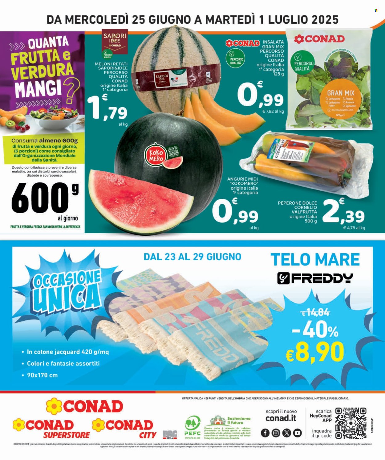Volantino Conad - 25/6/2025 - 1/7/2025. Pagina 8
