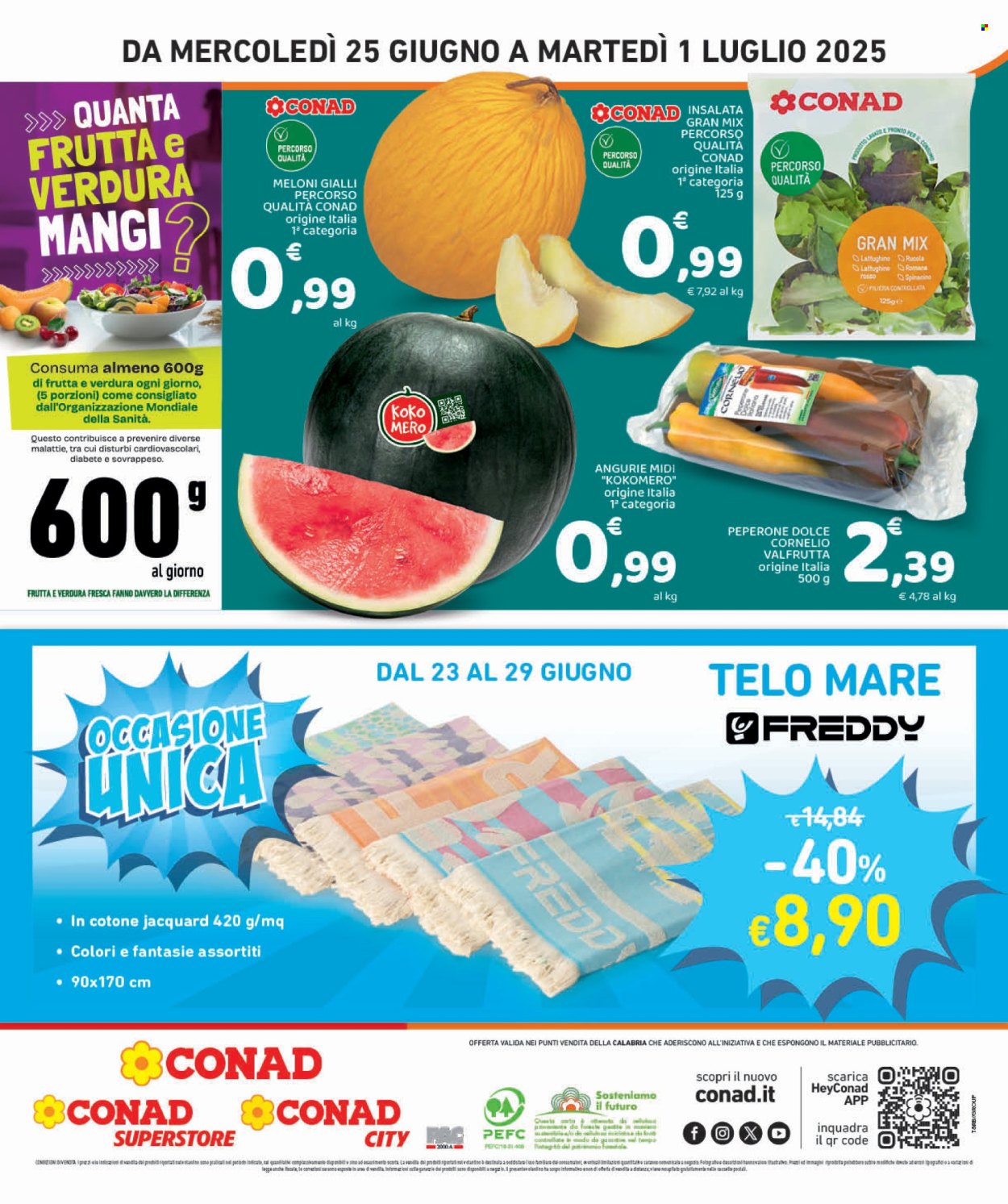 Volantino Conad - 25/6/2025 - 1/7/2025. Pagina 8