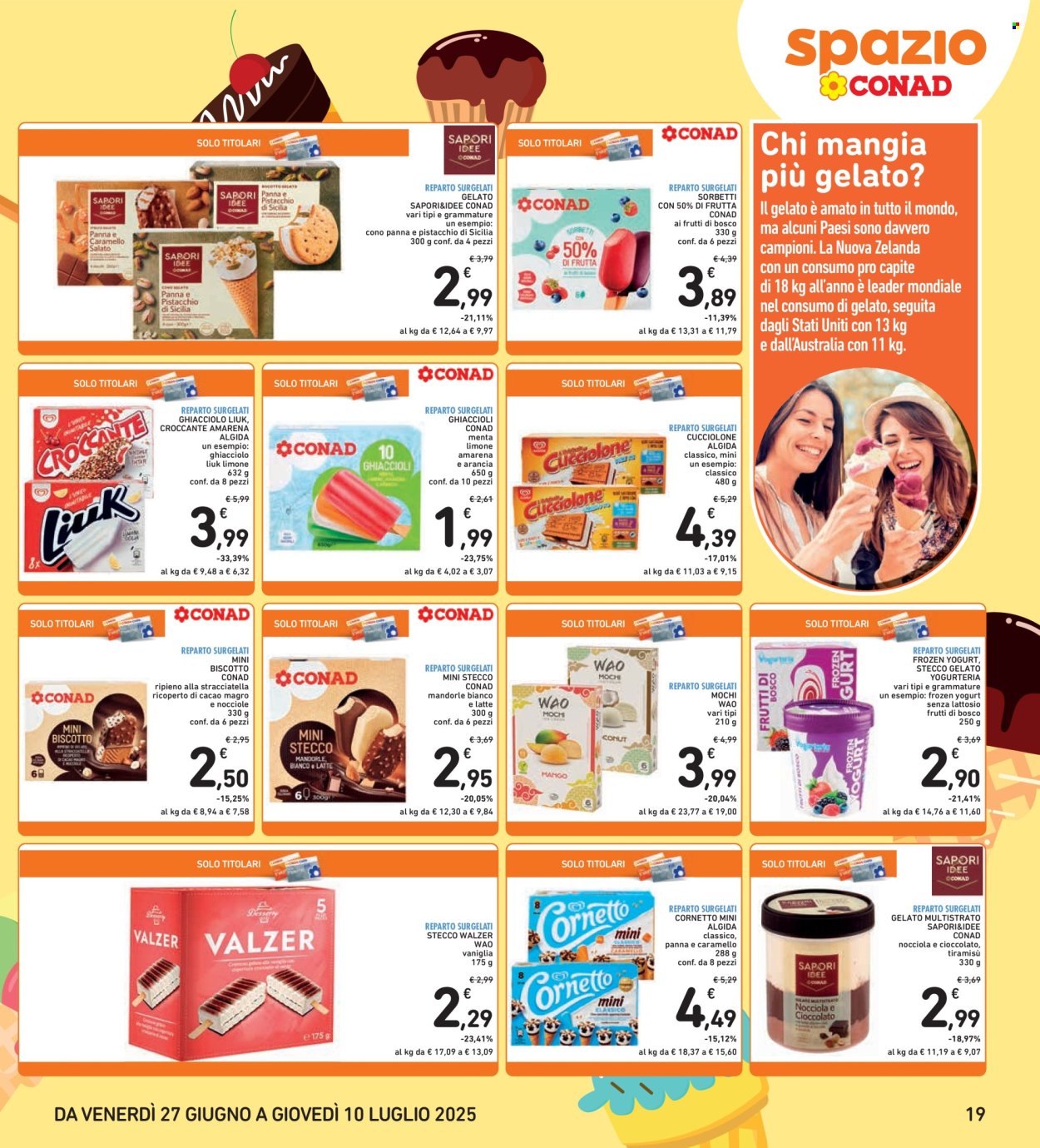 Volantino Spazio Conad - 27/6/2025 - 10/7/2025. Pagina 19
