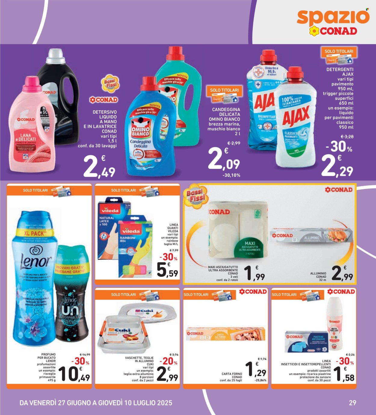 Volantino Spazio Conad - 27/6/2025 - 10/7/2025. Pagina 29