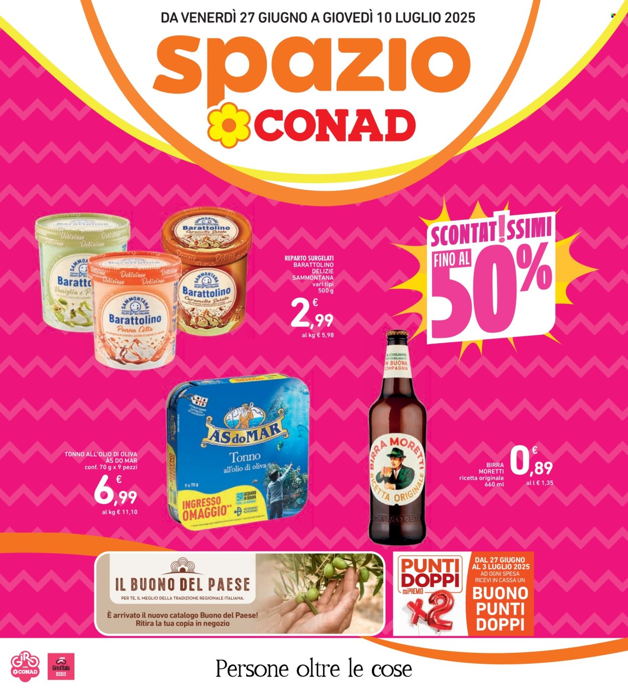 Volantino Spazio Conad - 27/6/2025 - 10/7/2025. Pagina 1