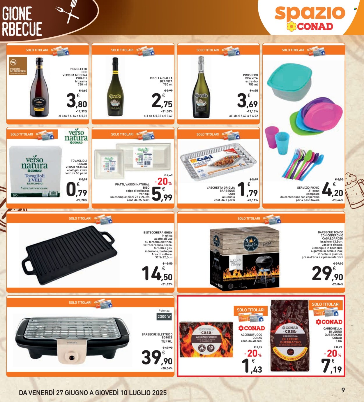 Volantino Spazio Conad - 27/6/2025 - 10/7/2025. Pagina 9