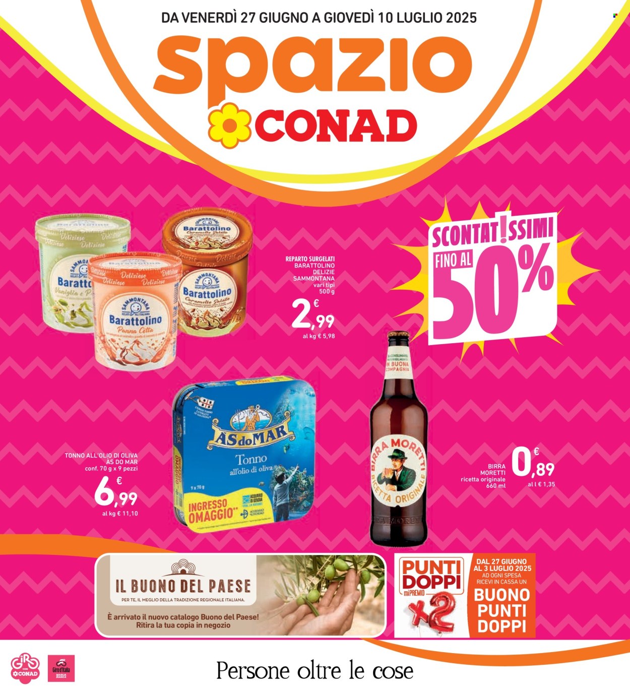 Volantino Spazio Conad - 27/6/2025 - 10/7/2025. Pagina 1