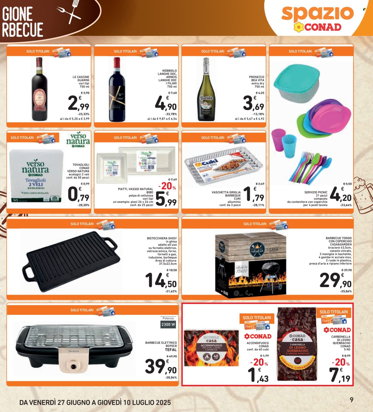 Volantino Spazio Conad - 27/6/2025 - 10/7/2025. Pagina 9