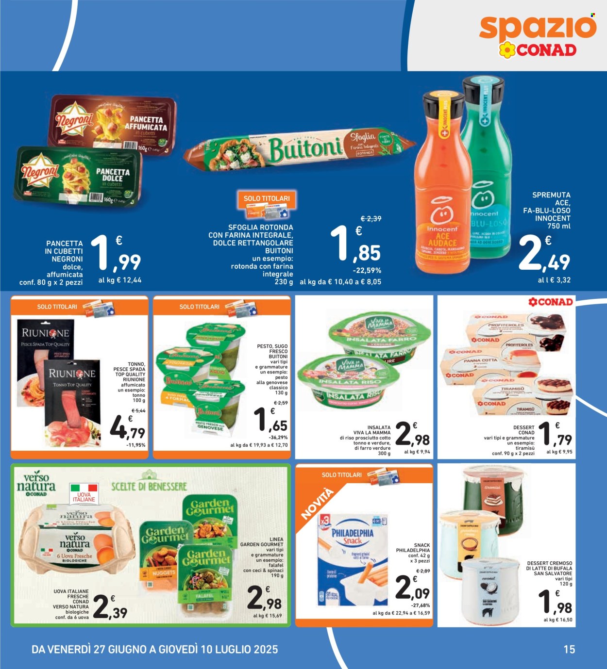 Volantino Spazio Conad - 27/6/2025 - 10/7/2025. Pagina 15