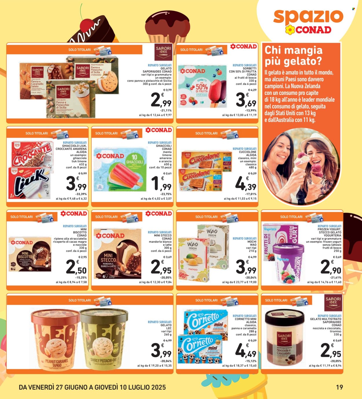 Volantino Spazio Conad - 27/6/2025 - 10/7/2025. Pagina 19