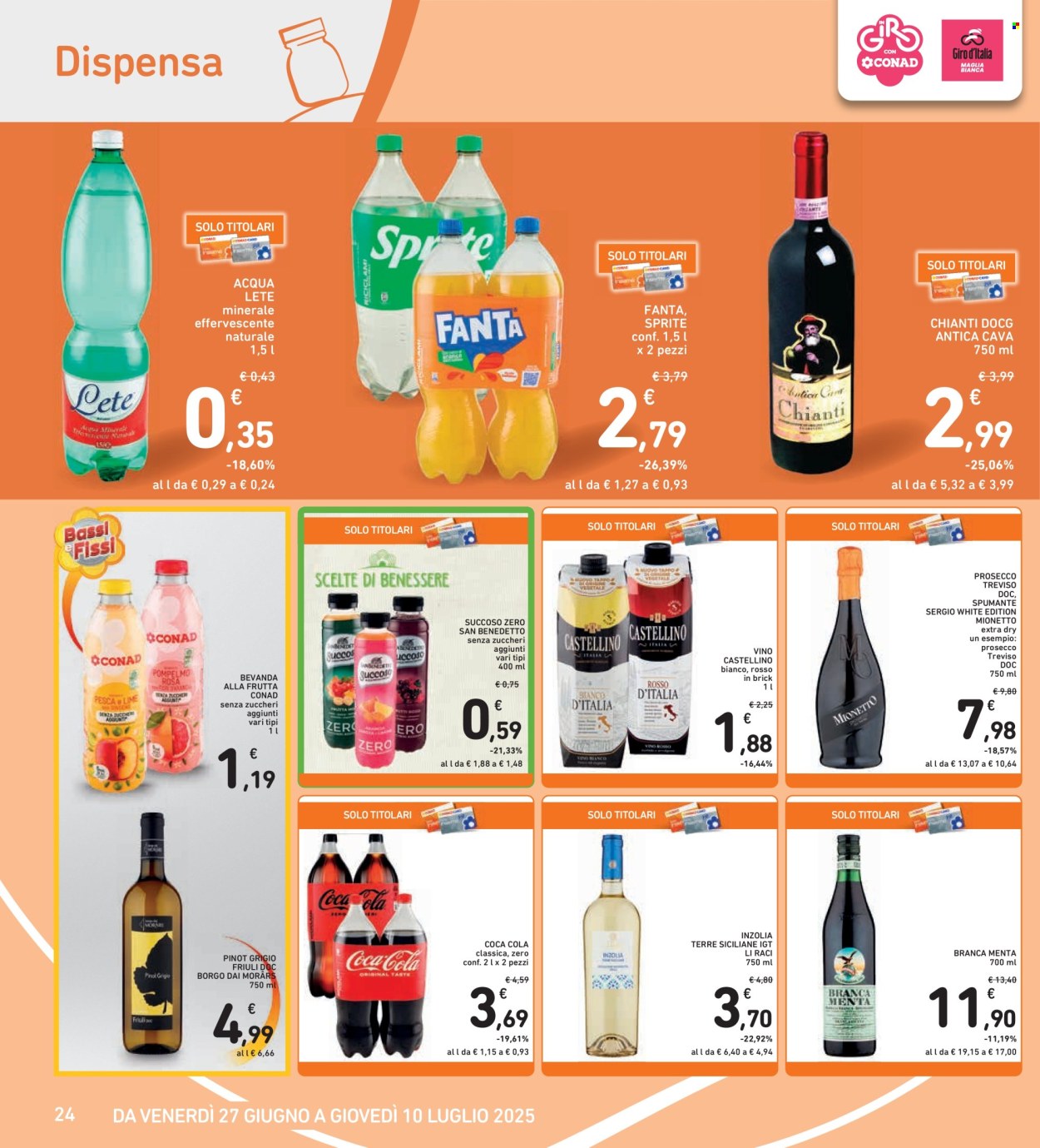 Volantino Spazio Conad - 27/6/2025 - 10/7/2025. Pagina 24