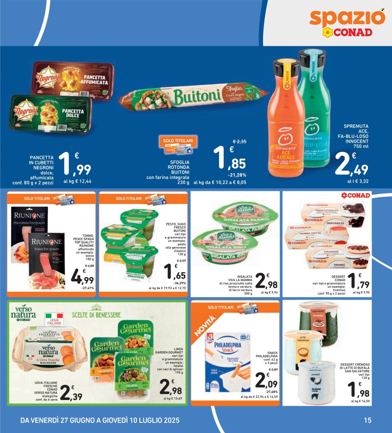 Volantino Spazio Conad - 27/6/2025 - 10/7/2025. Pagina 15