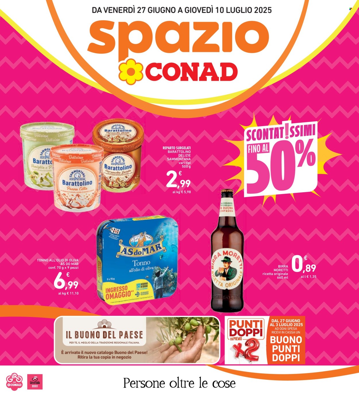 Volantino Spazio Conad - 27/6/2025 - 10/7/2025. Pagina 1