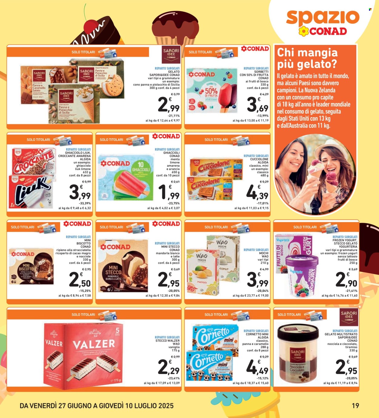 Volantino Spazio Conad - 27/6/2025 - 10/7/2025. Pagina 19