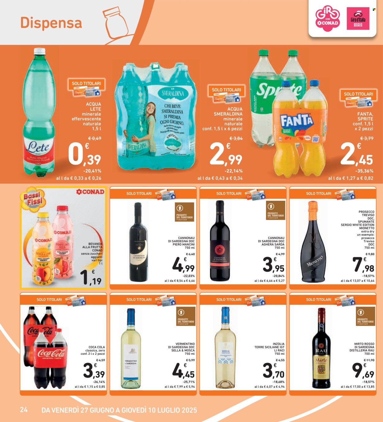 Volantino Spazio Conad - 27/6/2025 - 10/7/2025. Pagina 24