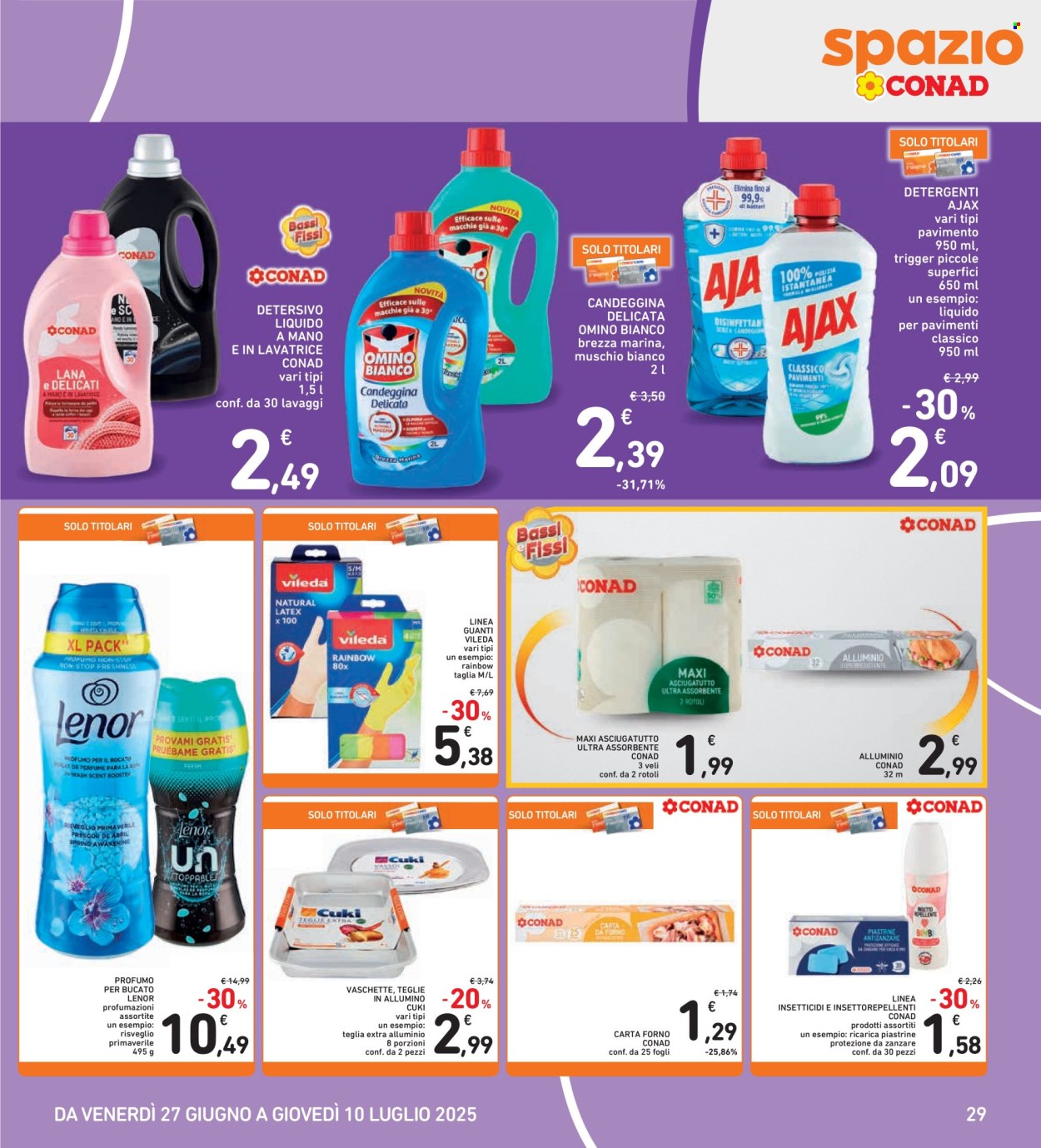 Volantino Spazio Conad - 27/6/2025 - 10/7/2025. Pagina 29