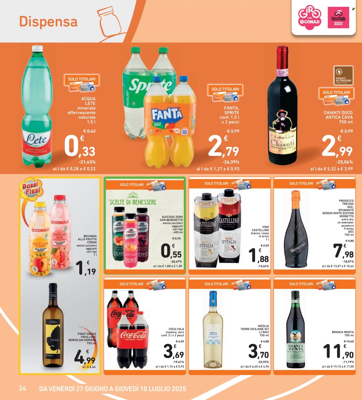 Volantino Spazio Conad - 27/6/2025 - 10/7/2025. Pagina 24