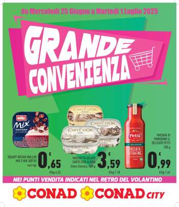 Volantino Conad - 25/6/2025 - 1/7/2025.
