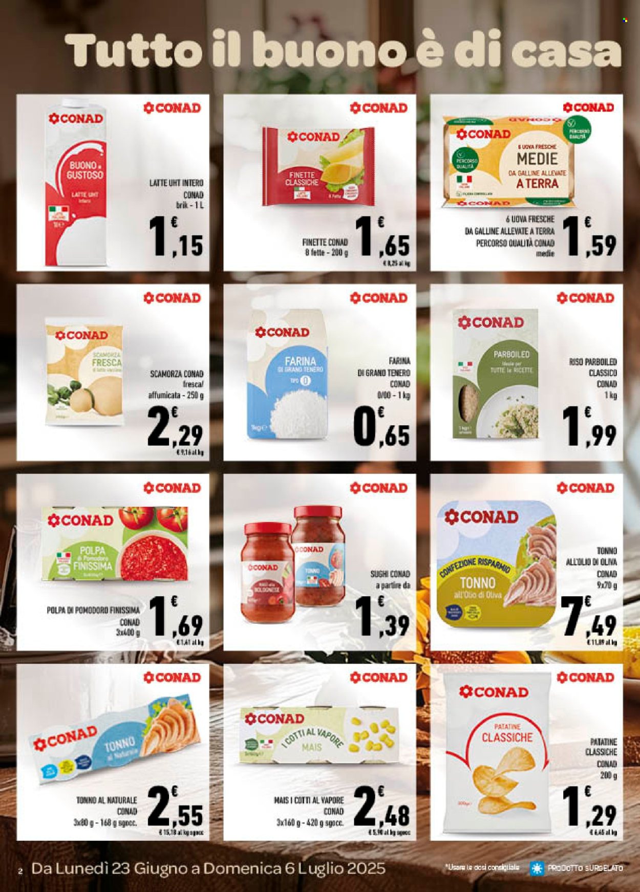 Volantino Conad - 23/6/2025 - 6/7/2025. Pagina 2