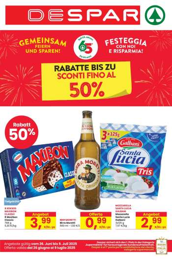 Volantino Despar - 26/6/2025 - 9/7/2025.