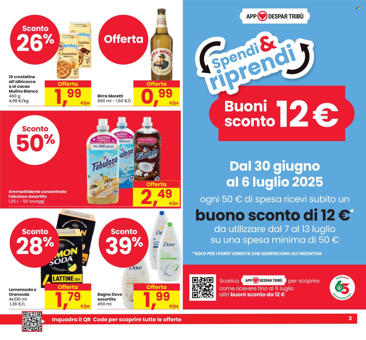 Volantino Eurospar - 26/6/2025 - 9/7/2025. Pagina 3