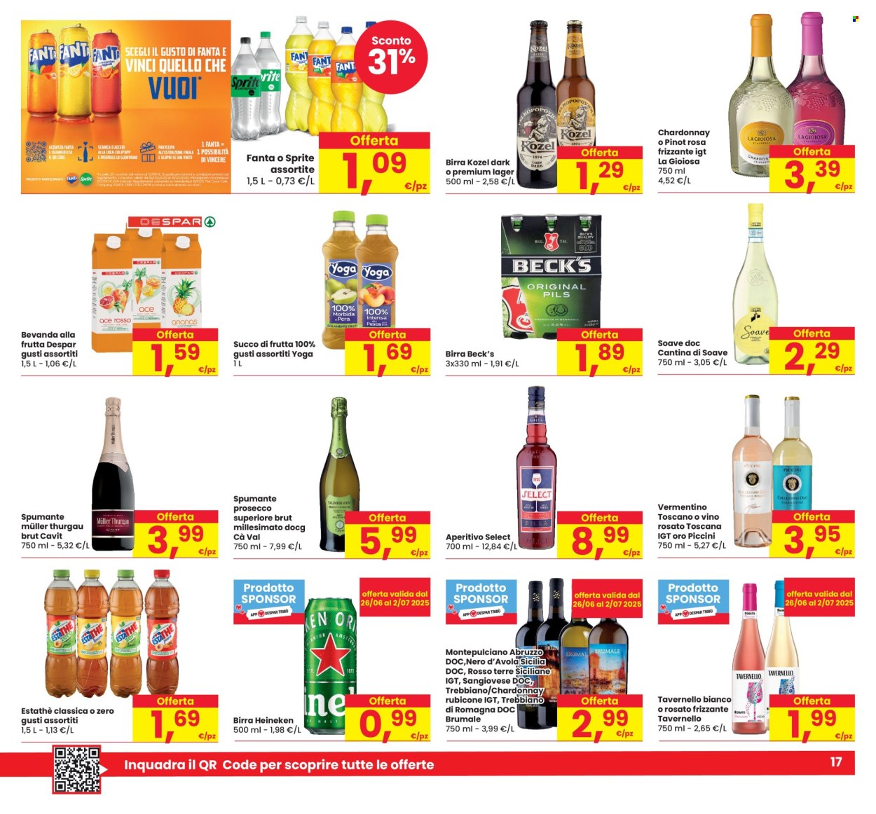 Volantino Eurospar - 26/6/2025 - 9/7/2025. Pagina 17
