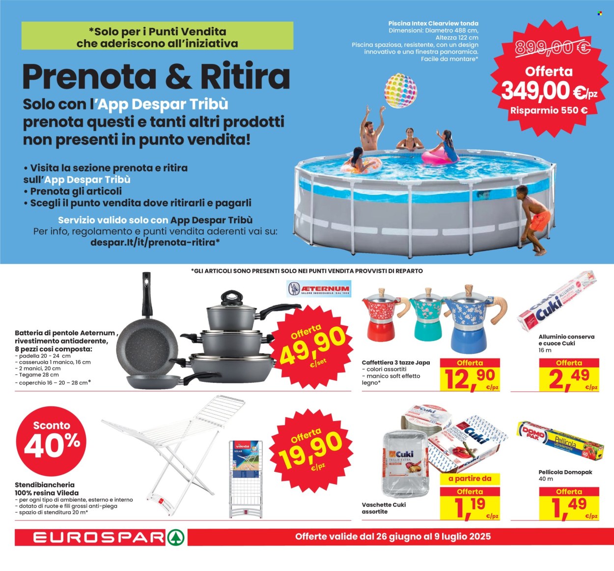 Volantino Eurospar - 26/6/2025 - 9/7/2025. Pagina 20