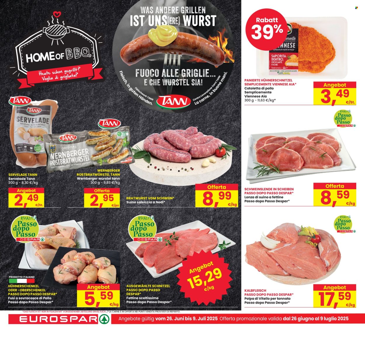 Volantino Eurospar - 26/6/2025 - 9/7/2025. Pagina 4