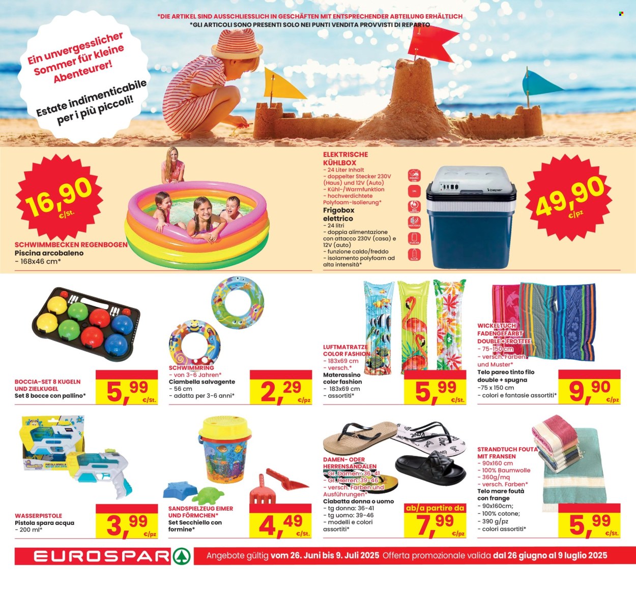 Volantino Eurospar - 26/6/2025 - 9/7/2025. Pagina 20