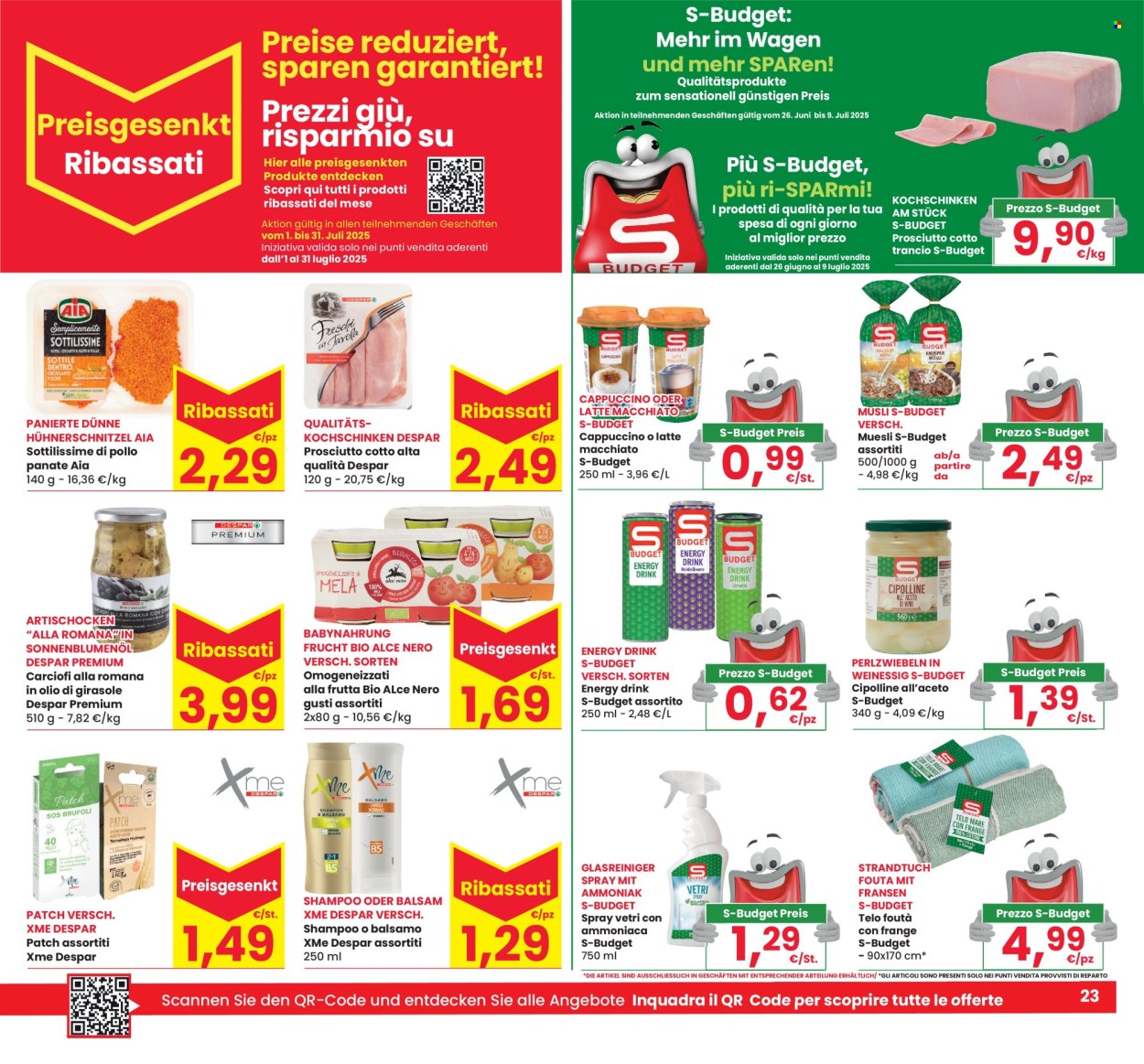 Volantino Eurospar - 26/6/2025 - 9/7/2025. Pagina 23