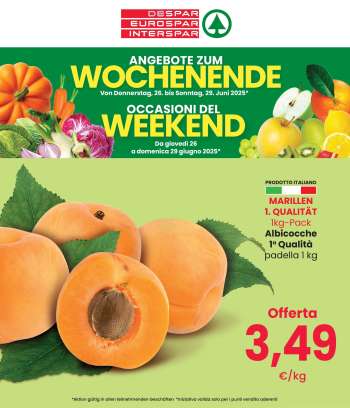 Volantino Eurospar - 26/6/2025 - 29/6/2025.