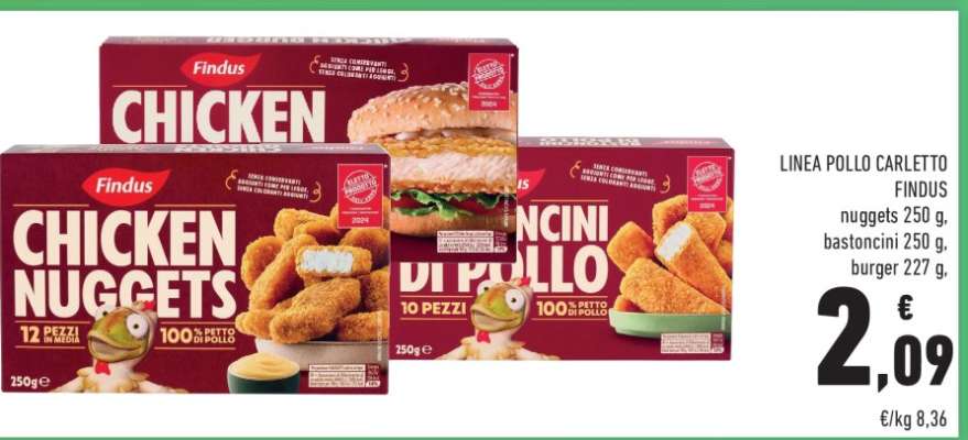Linea Pollo Carletto Findus