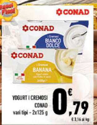 YOGURT I CREMOSI CONAD