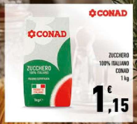 ZUCCHERO 100% ITALIANO CONAD