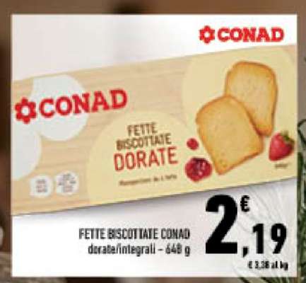 FETTE BISCOTTATE CONAD
