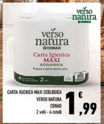 CARTA IGIENICA MAXI ECOLOGICA