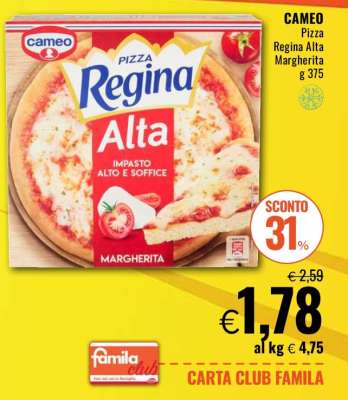 CAMEO Pizza Regina Alta Margherita