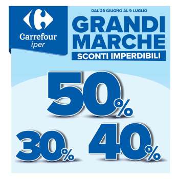 Volantino Carrefour - 26/6/2025 - 9/7/2025.
