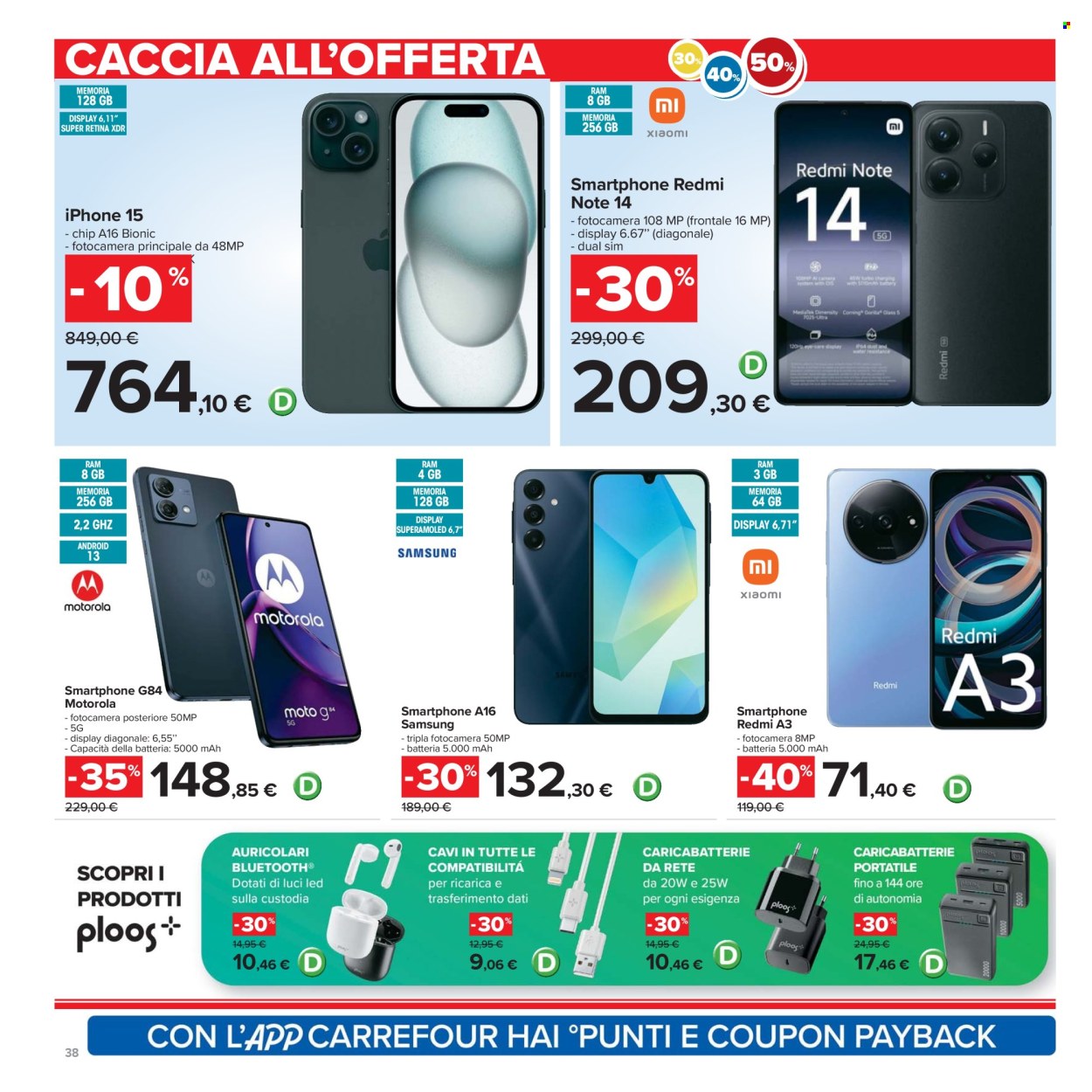 Volantino Carrefour - 26/6/2025 - 9/7/2025. Pagina 38
