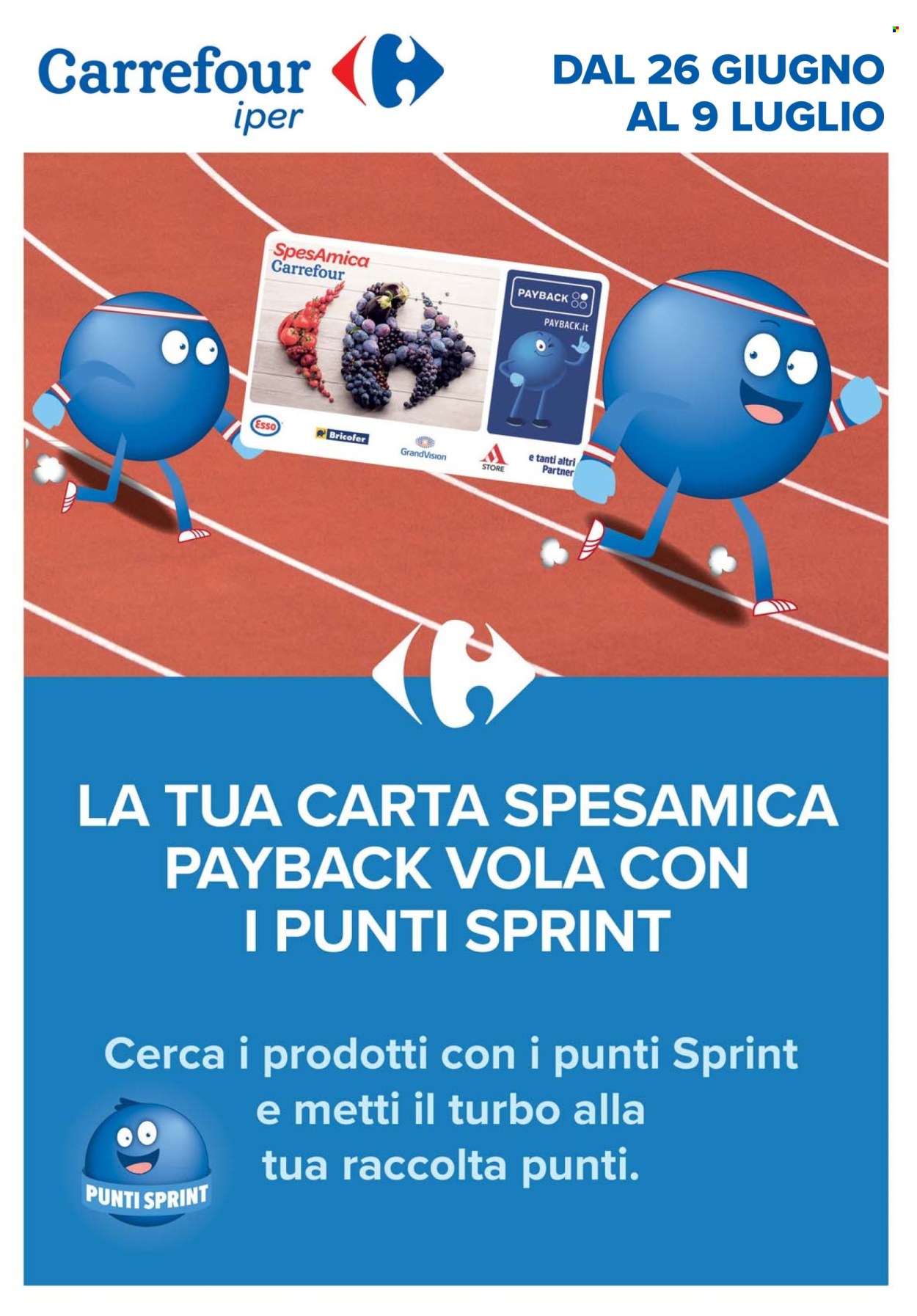 Volantino Carrefour - 26/6/2025 - 9/7/2025. Pagina 1