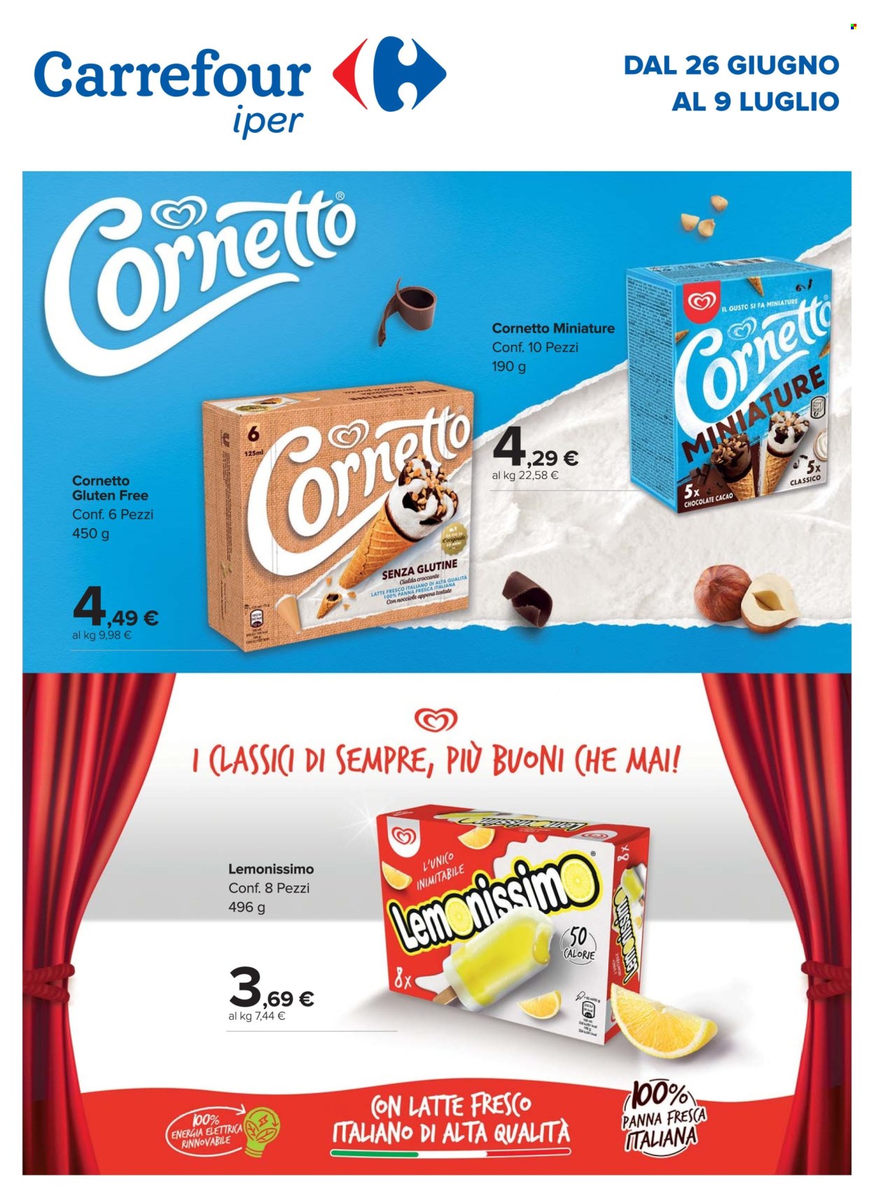 Volantino Carrefour - 26/6/2025 - 9/7/2025. Pagina 1