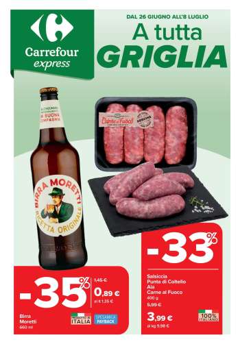Volantino Carrefour - 26/6/2025 - 8/7/2025.