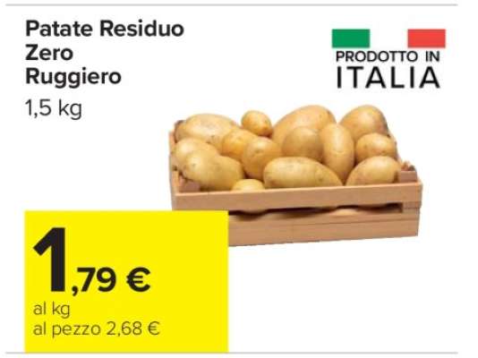 Patate Residuo Zero Ruggiero