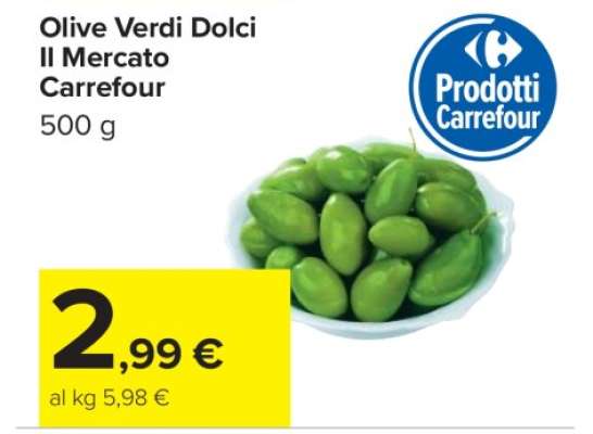 Olive Verdi Dolci Il Mercato Carrefour