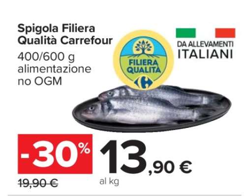 Spigola Filiera Qualità Carrefour