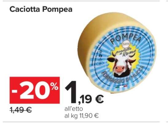 Caciotta Pompea