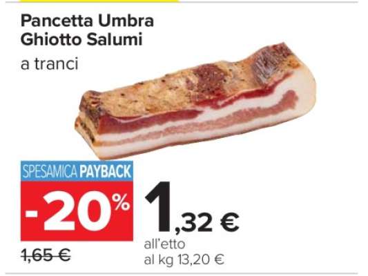 Pancetta Umbra Ghiotto Salumi