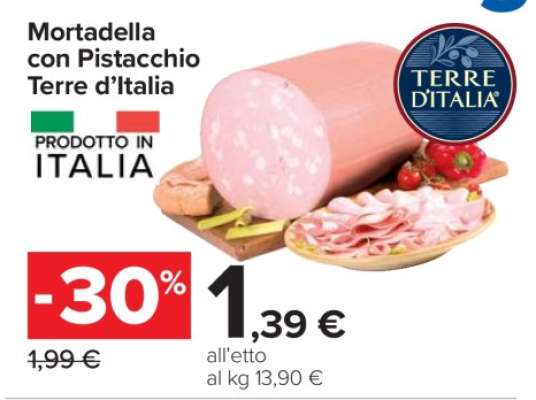 Mortadella con Pistacchio Terre d’Italia
