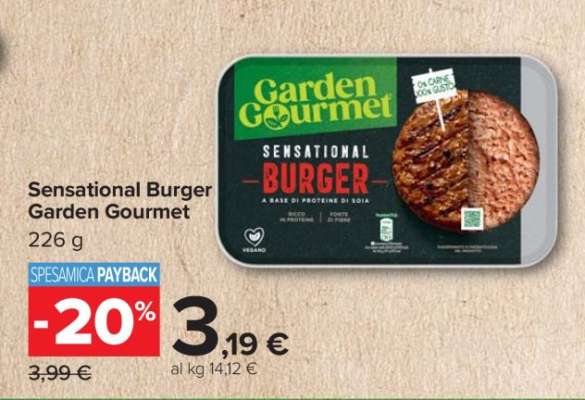 Sensational Burger Garden Gourmet