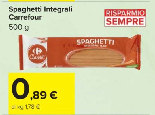 Spaghetti Integrali Carrefour