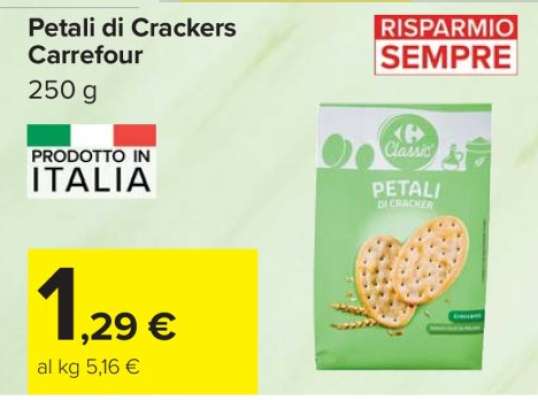 Petali di Crackers Carrefour